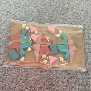 West Elm Kids Colorful Geometric Garland